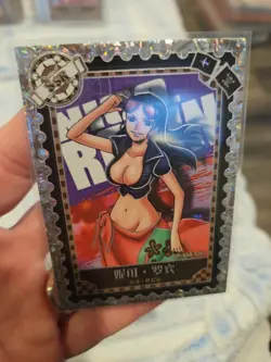 One Piece Collectible Trading Thick Card Stock Nico Robin OP-SGR-S007 Holo - Image 5