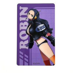 S5427 Nico Robin Japanese One Piece Memorial Collection Clear Card M4 - Image 1