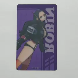 S5427 Nico Robin Japanese One Piece Memorial Collection Clear Card M4 - Image 2