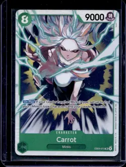2026 One Piece The Azure Sea's Seven Carrot Super Rare Alternate Art #EB04-013 - Image 1