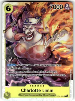 One Piece TCG Charlotte Linlin SR Starter Deck 20: YELLOW Charlotte ST20-005 - Image 1
