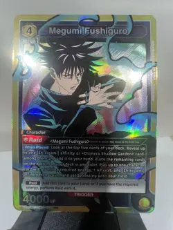 Union Arena Jujutsu Kaisen Megumi Fushiguro UE03BT/JJK-1-022 SR - Image 1