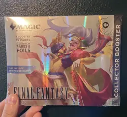 MAGIC THE GATHERING MTG FINAL FANTASY COLLECTOR BOOSTER OMEGA BOX! In Hand!! - Image 1