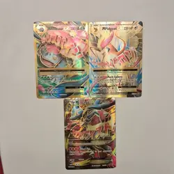Pokemon EX Holo Card Lot M Venusaur EX, M Pidgeot EX, M Lucario EX Set of 3 - Image 1