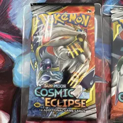 Pokemon Trading Card Game Sun & Moon Cosmic Eclipse Booster Pack Lot Of 2 820650805899 - Image 2