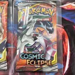 Pokemon Trading Card Game Sun & Moon Cosmic Eclipse Booster Pack Lot Of 2 820650805899 - Image 3