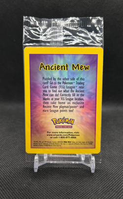 Pokemon TCG Ancient Mew Promo Card 2000 Movie Factory Sealed - Print Line - Image 4