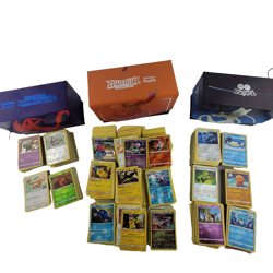1,200+ Pokemon Card Lot 2019-2022 with 3 Pokemon Storage Boxes - Image 1