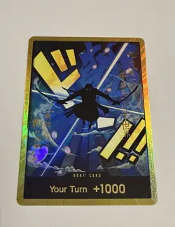 DON!! Card (Zoro) (Gold) - Premium Booster -The Best- (PRB-01) - Image 1
