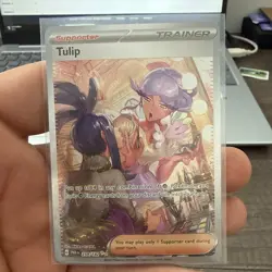 Pokemon TCG Tulip Card 259/182 Paradox Rift Sir Trainer NM Condition - Image 1
