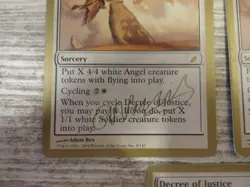 3x Decree of Justice - World Championship Deck WCD - NM/EX - English - MTG - Image 2