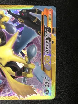 Pokemon TCG Alakazam EX Fates Collide 125/124 Full Art Secret Rare Card - Image 2