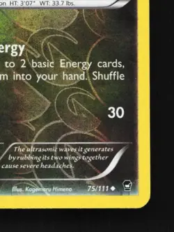 Vibrava 75/111 MP Furious Fists English Pokemon Card TCG - Image 4