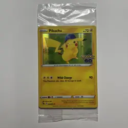 Pikachu 028/078 Pokemon GO Holo SEALED PROMO Card - Image 1