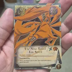 Naruto CCG The Nine-Tailed Fox Spirit 1st Edition Holo Ninja Card 153 (2002) - Image 1