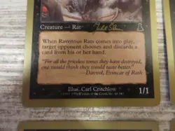 4x Ravenous Rats - World Championship Deck WCD - NM/EX - English - MTG - Image 2