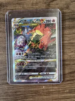 Pokemon Charizard VSTAR SWSH262 Sword & Shield Promo Holo VSTAR Power Card - Image 1