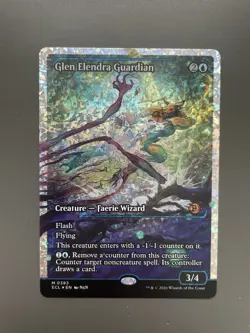 Glen Elendra Guardian (0393)- Fracture Foil Lorwyn Eclipsed MTG Foil - Image 1