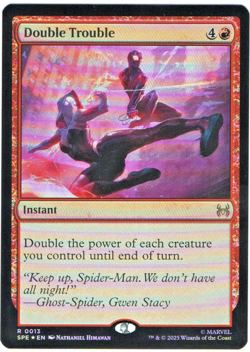 MTG Double Trouble Marvel's Spider-Man: Eternal-Legal Foil 0013 - Image 1