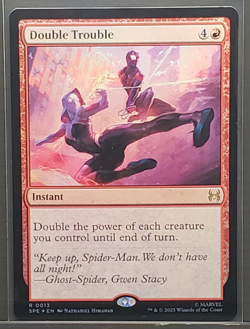 MTG Double Trouble Marvel's Spider-Man: Eternal-Legal Foil 0013 - Image 4