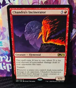 magic the gathering - Chandra's Incinerator - Creature - Elemental - Rare - Red - Image 1