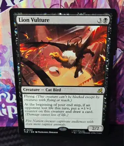 magic the gathering - Lion Vulture - Creature - Cat Bird - Rare - Flying - Black - Image 1