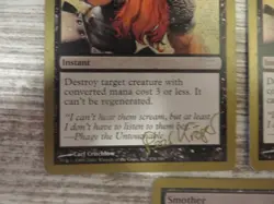 3x Smother - World Championship Deck WCD - NM/EX - English - MTG - Image 2