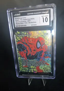 Wizards of the Coast MTG Arachnogenesis Spider-Man Mythic Marvel Foil Borderles… - Image 2