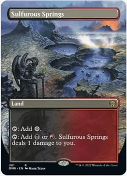 Sulfurous Springs (Borderless, Regular, #381, NM) Dominaria United (DMU) - Image 1
