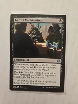 Gonti's Machinations - Aether Revolt - LP - Uncommon - Enchantment - MTG - Image 1