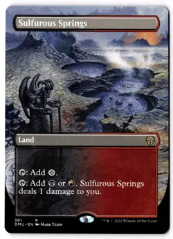 Sulfurous Springs (Borderless) R Dominaria United 381 NM - Image 1