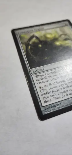 1x Contagion Engine MP Scars of Mirrodin Regular 145 Ships Double Sleeved - Image 4