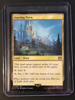 MTG Final Fantasy Starting Town Rare R 0289 - Image 1