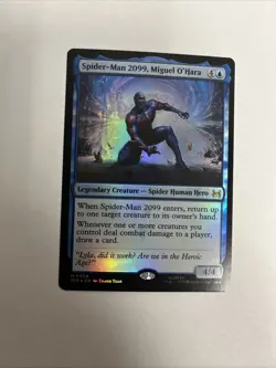 Spider-man 2099, Miguel O’hara Foil Spiderman MTG - Image 1