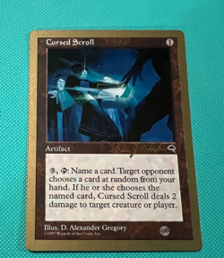 Cursed Scroll - World Championships - 1998 - MTG - Magic the Gathering - Image 2