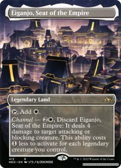 Eiganjo, Seat of the Empire (Borderless) [NEO - 413] - NM [Normal] TCG MTG - Image 1