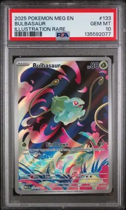 PSA 10 - Bulbasaur 133/132 IR MEG Mega Evolutions - Pokemon - Image 1