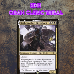 EDH - Orah Cleric Tribal, MTG Commander Deck, Orzhov, Bracket 2, Reanimate - Image 1