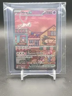 Mew ex SVP 053 Pokemon TCG Scarlet Violet 151 Black Star Promo Full Art - Image 1