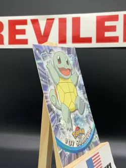 1999 Topps Pokemon Squirtle #07 TV Animation Blue Logo Series 1 Non Holo - HP - Image 4