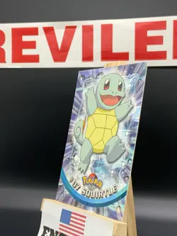 1999 Topps Pokemon Squirtle #07 TV Animation Blue Logo Series 1 Non Holo - HP - Image 5