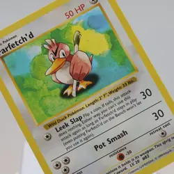 Pokemon TCG - Farfetch'd 27/102 Base Set Uncommon Shadowless WOTC 1999 - EXC/NM - Image 1