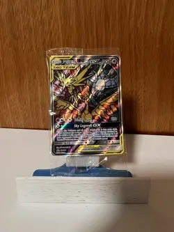 Pokemon Moltres Zapdos Articuno GX SM210 Stained Glass Promo Sealed Hidden Fates - Image 3