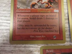 3x Scald - World Championship Deck WCD - NM/EX - English - MTG - Image 2