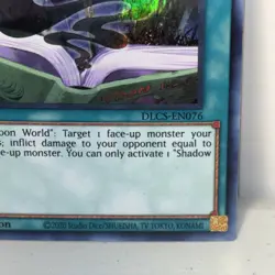 Shadow Toon DLCS-EN076 (Blue) Ultra Rare 1st Edition NM Yugioh TCG - Image 4