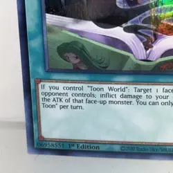 Shadow Toon DLCS-EN076 (Blue) Ultra Rare 1st Edition NM Yugioh TCG - Image 5