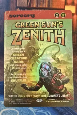 Green Sun's Zenith (Mythic Showcase Foil) #127 Edge of Eternities MTG NM - Image 1