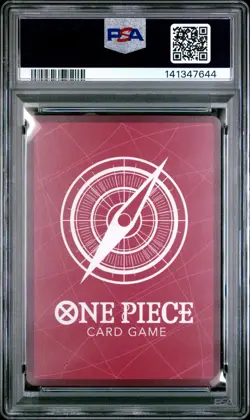 2025 ONE PIECE JPN OP14-THE AZURE SEA'S SEVEN ALTERNATE ART TRAFALGAR LAW PSA 10 - Image 2