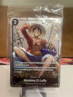 P-075 Monkey.D.Luffy Promo Card TS-02 Tin Set 02 ENGLISH SEALED - Image 1