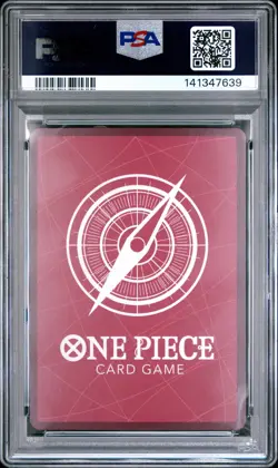 2025 ONE PIECE JPN OP14-THE AZURE SEA'S SEVEN ALTERNATE ART #040 JINBE PSA 9 - Image 2